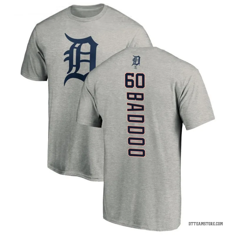 Akil Baddoo Men's Ash Detroit Tigers Backer T-Shirt -