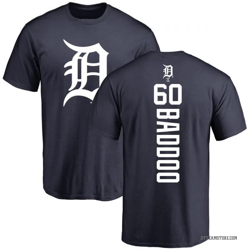 Akil Baddoo Men's Navy Detroit Tigers Backer T-Shirt -