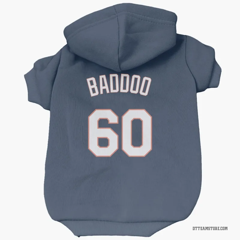 Akil Baddoo Navy Detroit Tigers Cat & Dog Pet Hoodie