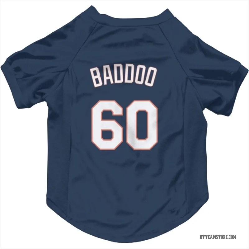 Akil Baddoo Navy Detroit Tigers Cat & Dog Pet Jersey