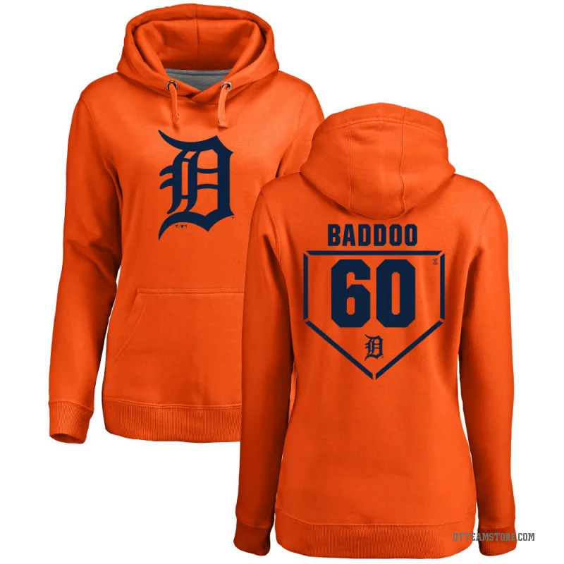 Akil Baddoo Women's Orange Detroit Tigers Branded RBI Pullover Hoodie -