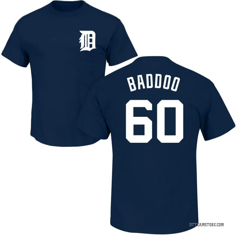 Akil Baddoo Youth Navy Detroit Tigers Roster T-Shirt -