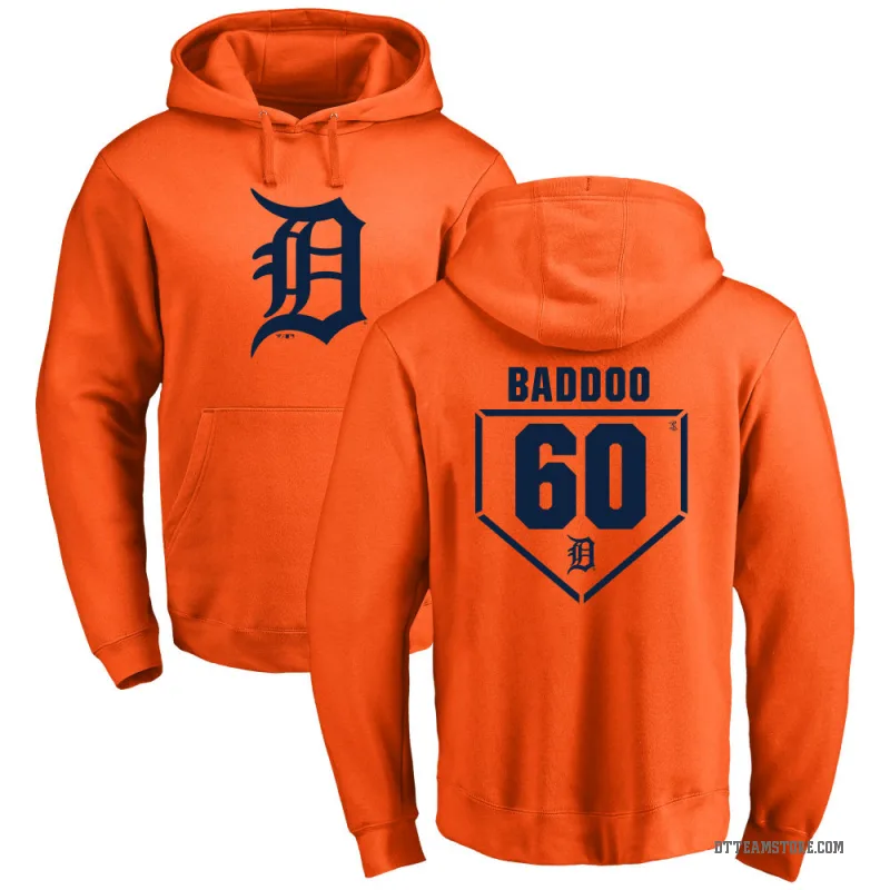 Akil Baddoo Youth Orange Detroit Tigers Branded RBI Pullover Hoodie -