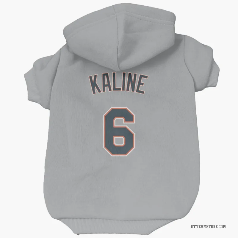 Al Kaline Gray Detroit Tigers Cat & Dog Pet Hoodie