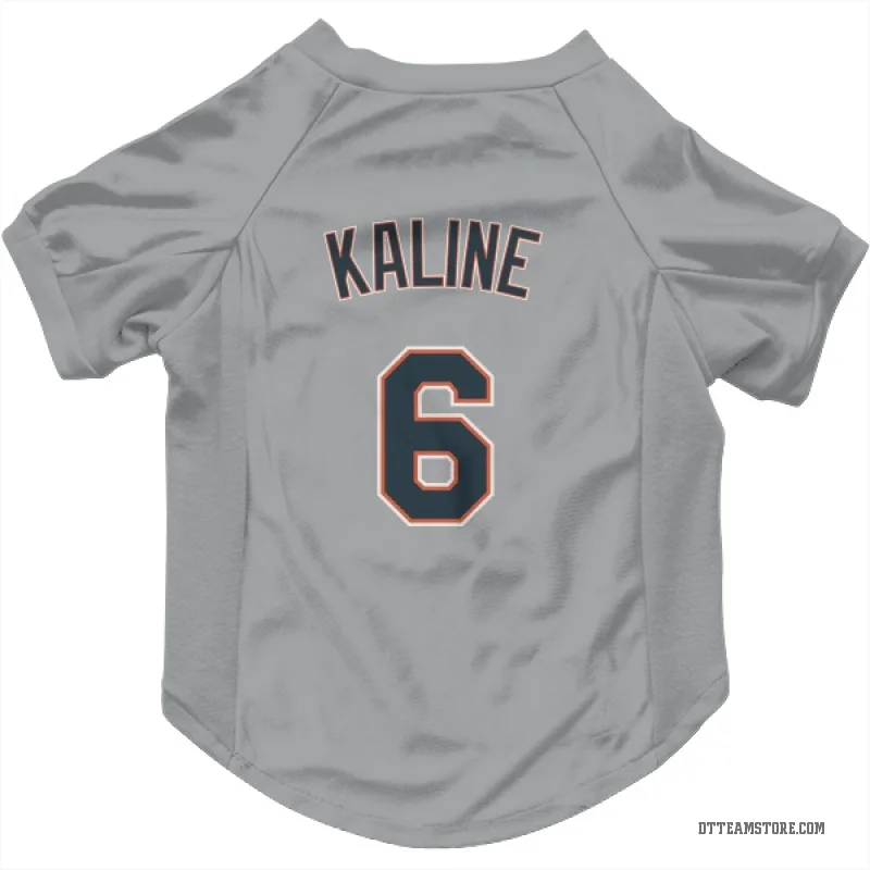 Al Kaline Gray Detroit Tigers Cat & Dog Pet Jersey