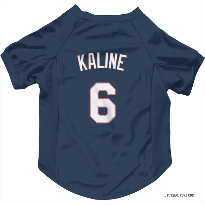 Al Kaline Navy Detroit Tigers Cat & Dog Pet Jersey