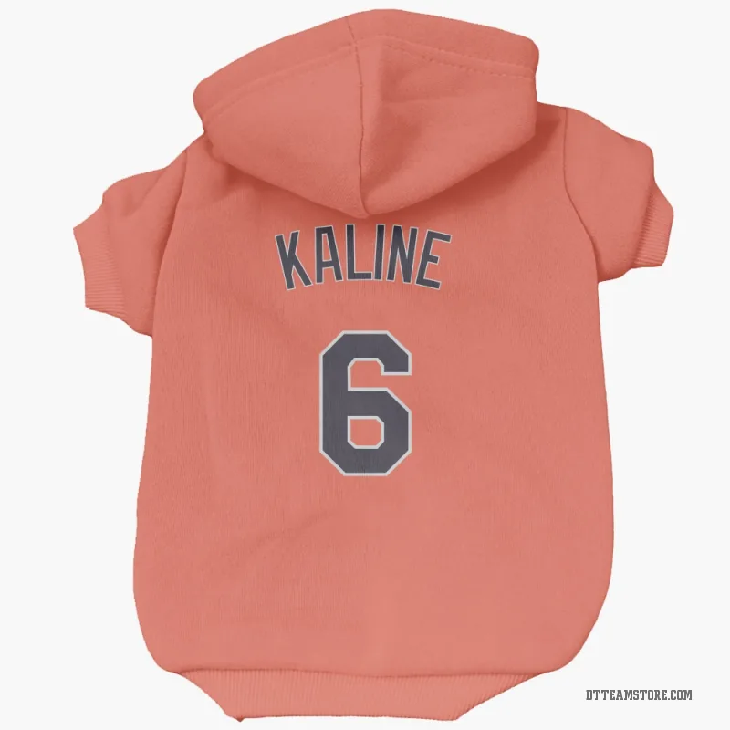 Al Kaline Orange Detroit Tigers Cat & Dog Pet Hoodie