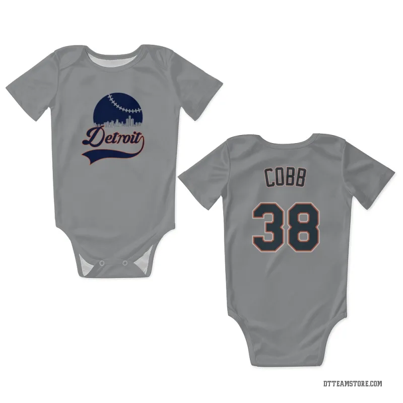 Alex Cobb Gray Detroit Tigers Newborn & Infant Bodysuit