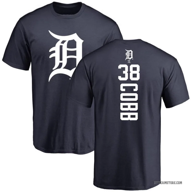 Alex Cobb Men's Navy Detroit Tigers Backer T-Shirt -