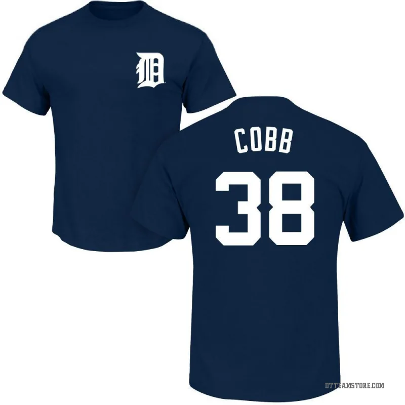 Alex Cobb Men's Navy Detroit Tigers Roster T-Shirt -