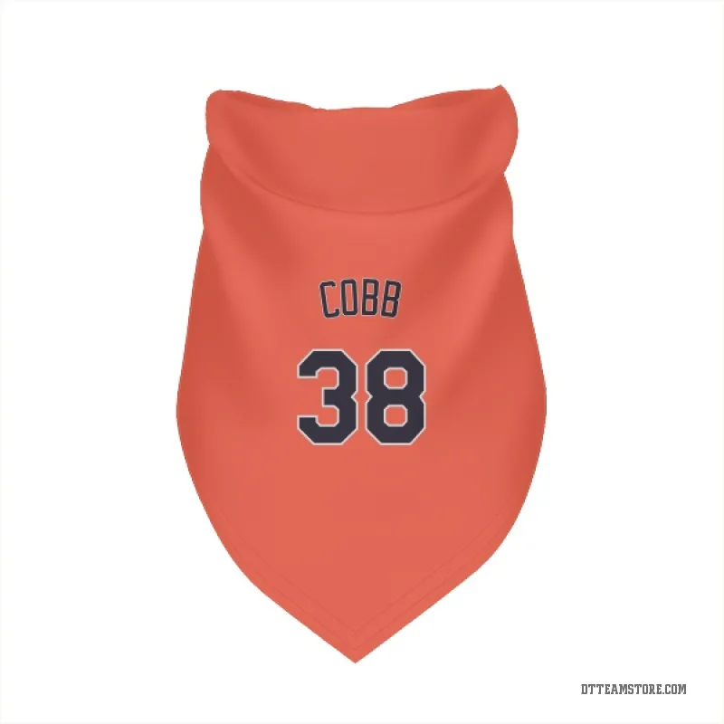 Alex Cobb Orange Detroit Tigers Cat & Dog Pet Bandana