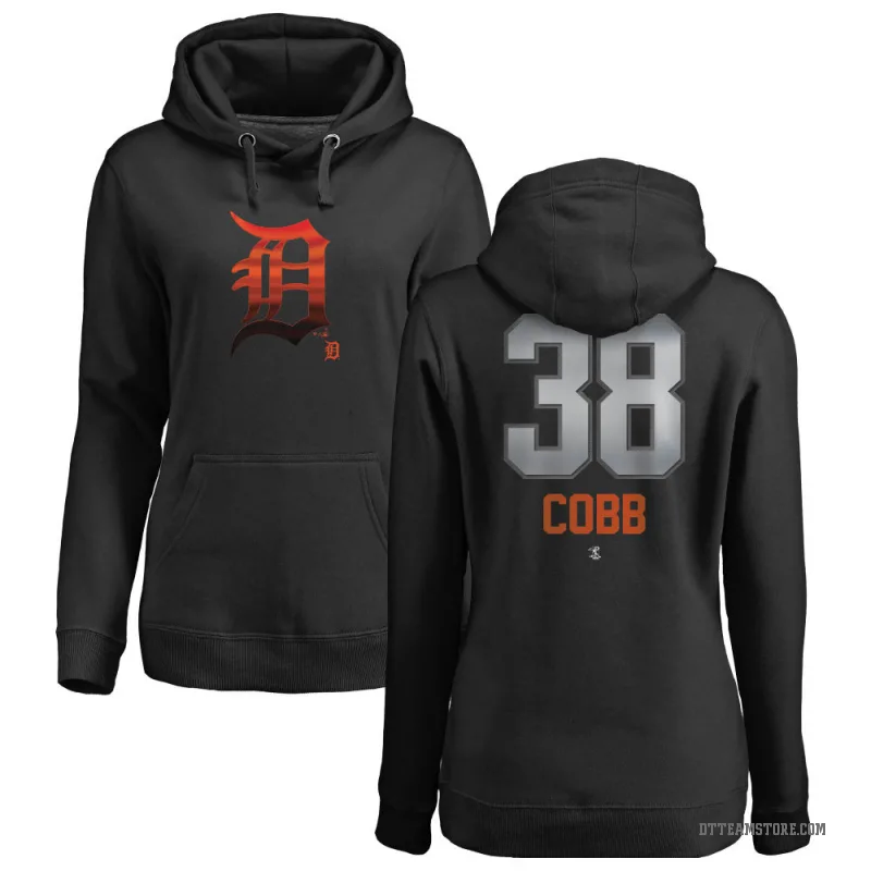 Alex Cobb Women's Black Detroit Tigers Branded Midnight Mascot Pullover Hoodie -