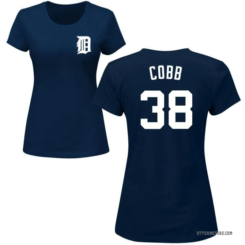 Alex Cobb Women's Navy Detroit Tigers Roster T-Shirt -