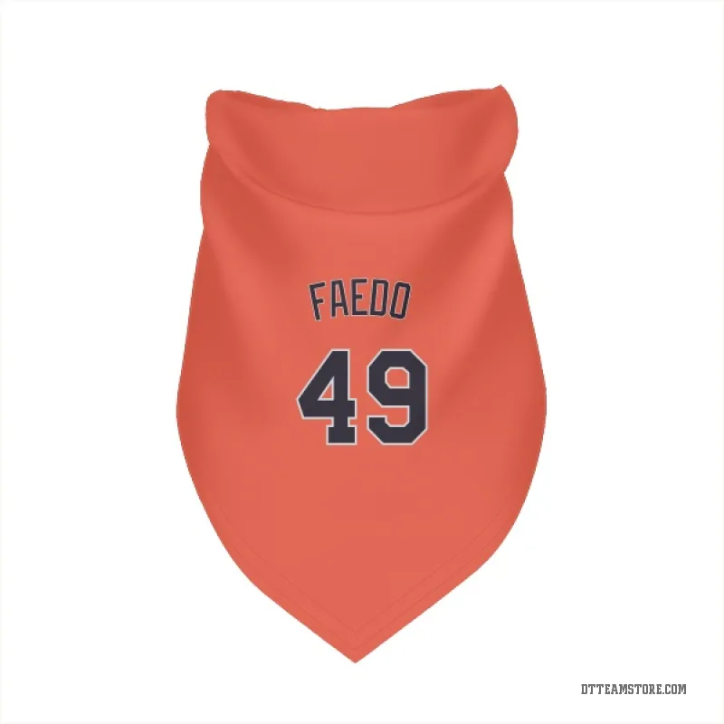 Alex Faedo Orange Detroit Tigers Cat & Dog Pet Bandana