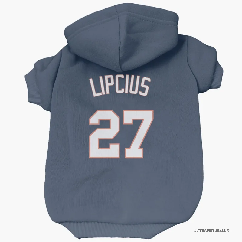 Andre Lipcius Navy Detroit Tigers Cat & Dog Pet Hoodie