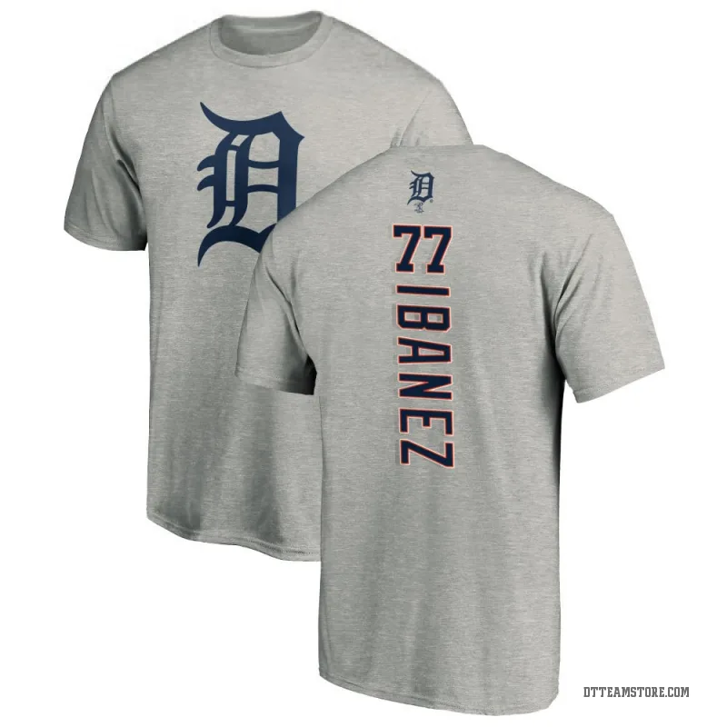 Andy Ibanez Men's Ash Detroit Tigers Backer T-Shirt -