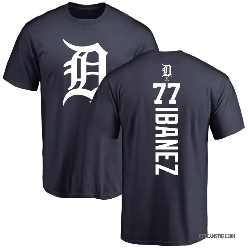 Andy Ibanez Youth Navy Detroit Tigers Backer T-Shirt -