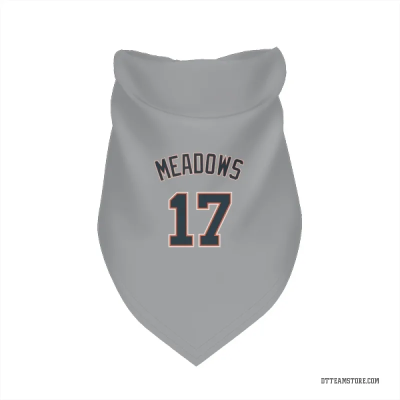 Austin Meadows Gray Detroit Tigers Cat & Dog Pet Bandana