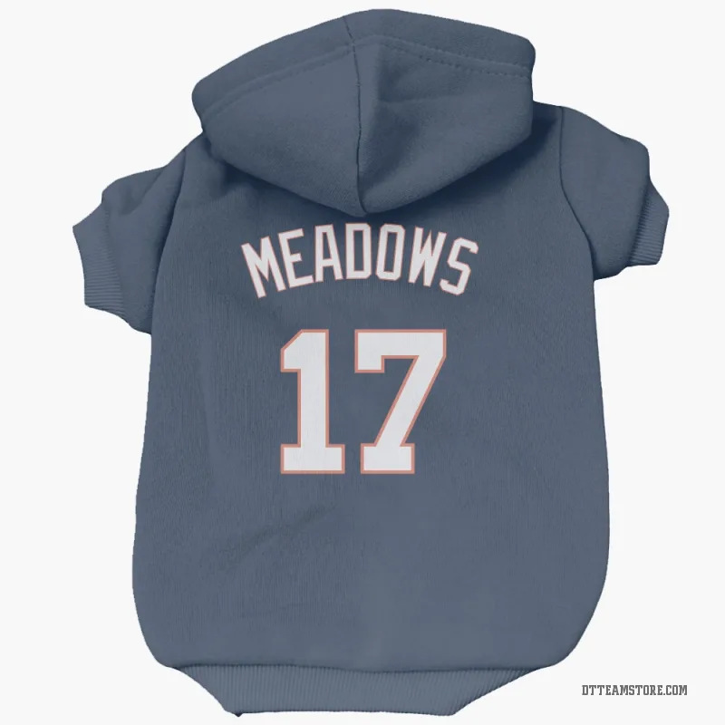 Austin Meadows Navy Detroit Tigers Cat & Dog Pet Hoodie