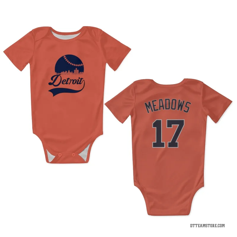 Austin Meadows Orange Detroit Tigers Newborn & Infant Bodysuit