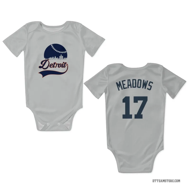 Austin Meadows White Detroit Tigers Newborn & Infant Bodysuit