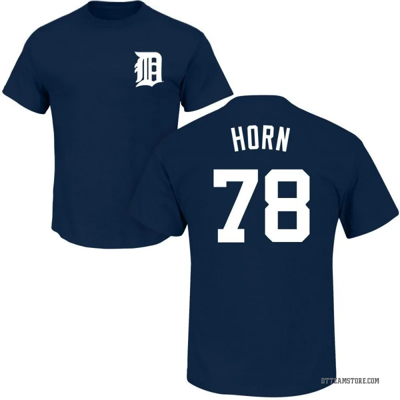 Bailey Horn Men's Navy Detroit Tigers Roster T-Shirt -