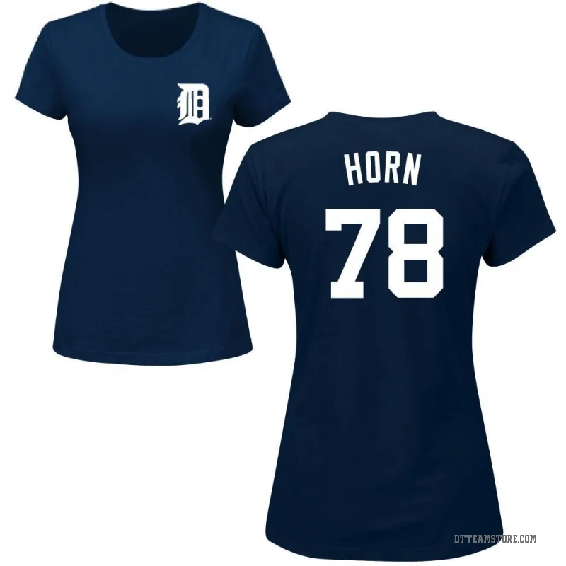 Bailey Horn Women's Navy Detroit Tigers Roster T-Shirt -