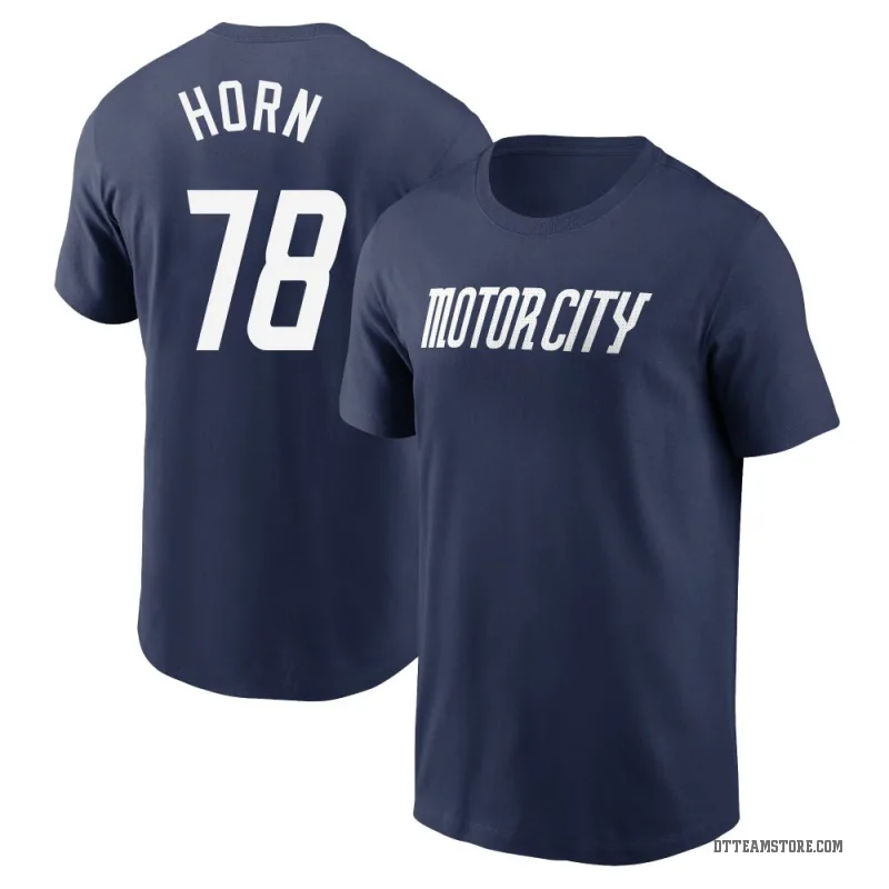 Bailey Horn Youth Navy Detroit Tigers 2024 City Connect Fuse T-Shirt