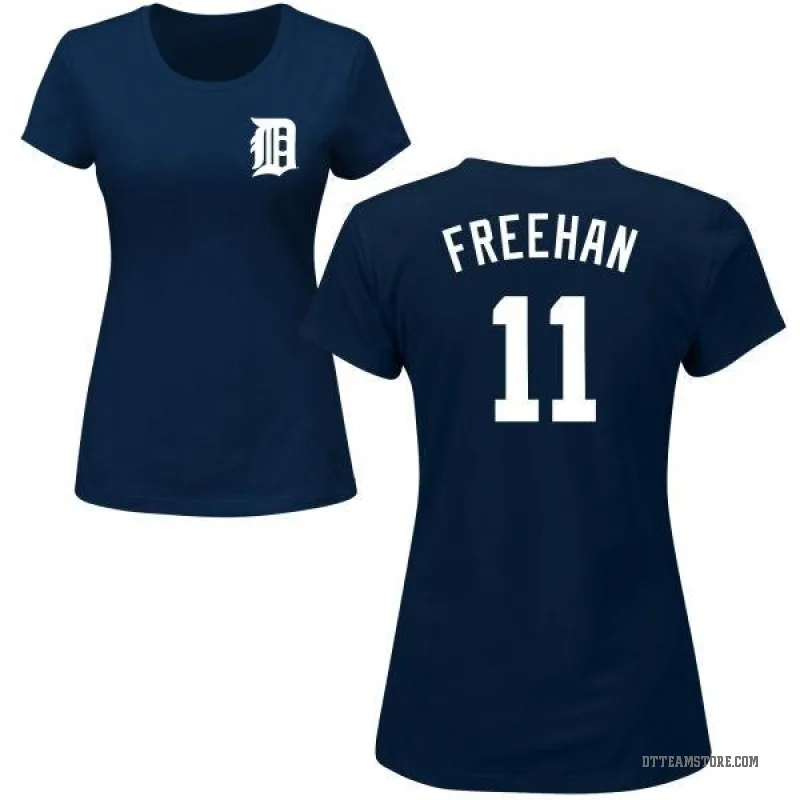 Bill Freehan Women's Navy Detroit Tigers Roster T-Shirt -