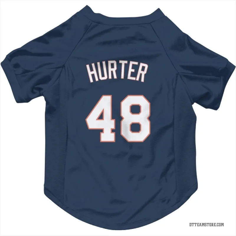 Brant Hurter Navy Detroit Tigers Cat & Dog Pet Jersey