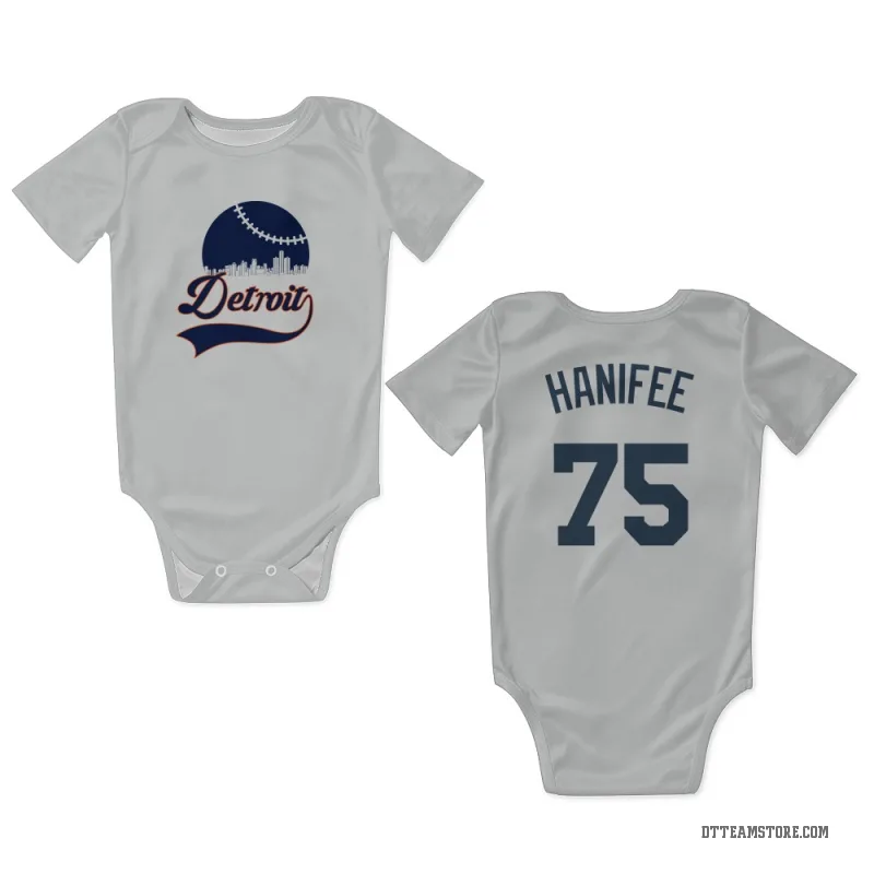 Brenan Hanifee White Detroit Tigers Newborn & Infant Bodysuit