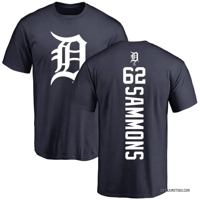 Bryan Sammons Men's Navy Detroit Tigers Backer T-Shirt -