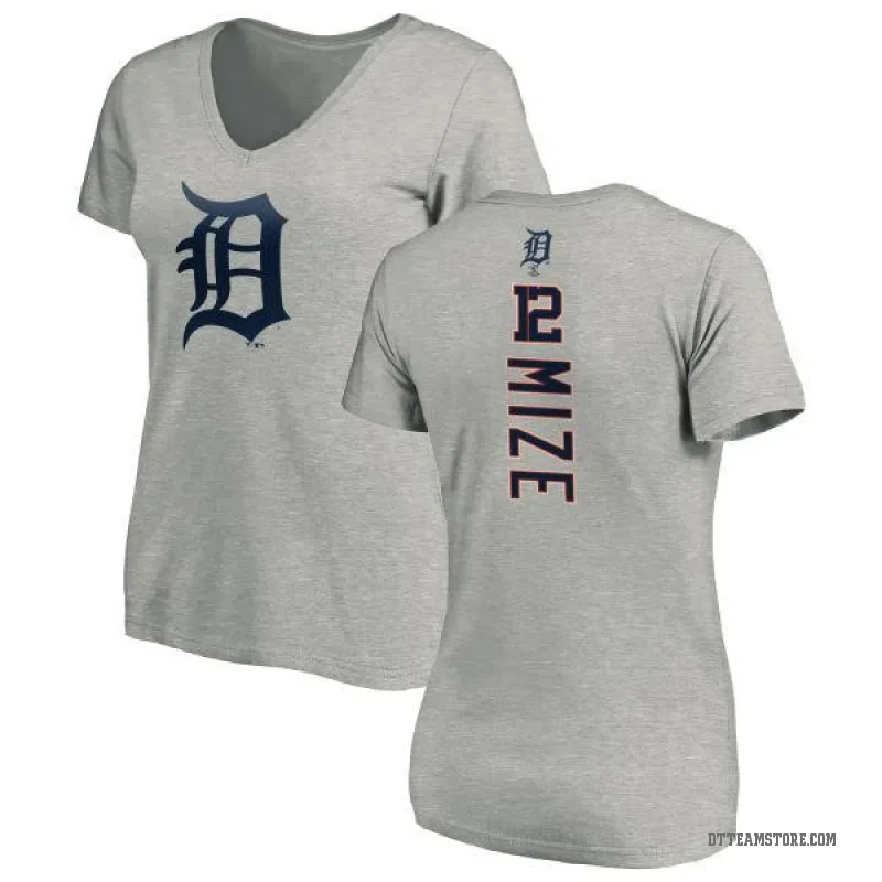 Casey Mize Women's Ash Detroit Tigers Backer Slim Fit T-Shirt -