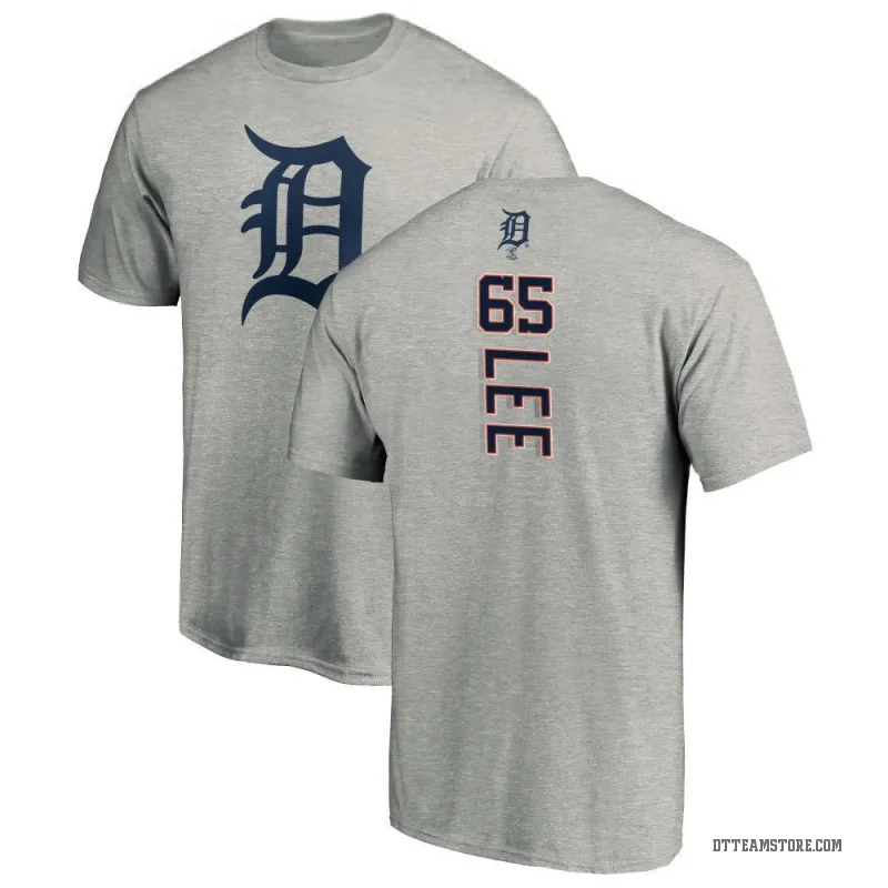 Chase Lee Youth Ash Detroit Tigers Backer T-Shirt -