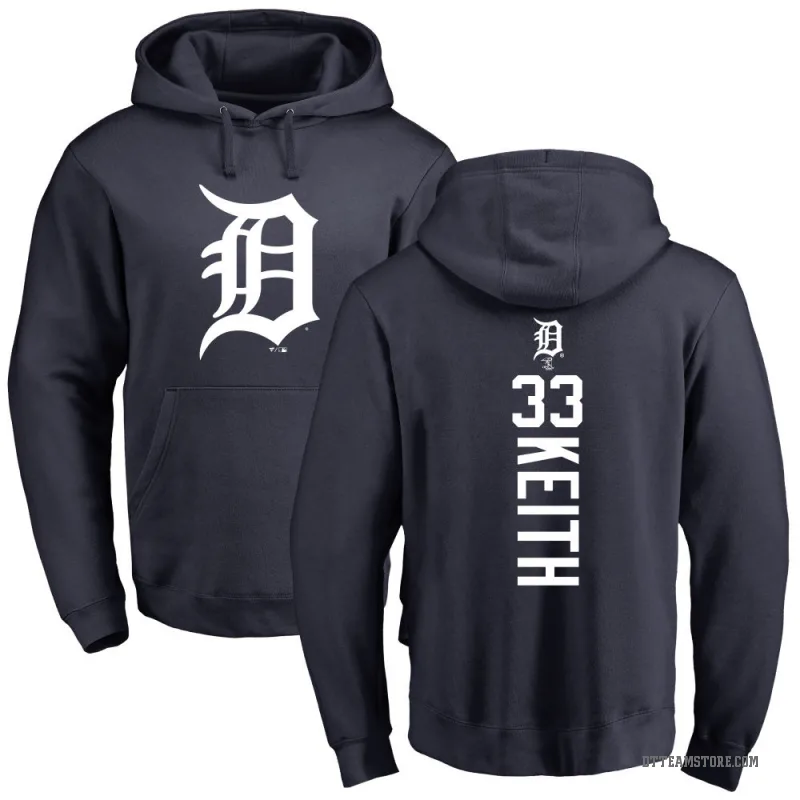 Colt Keith Men's Navy Detroit Tigers Backer Pullover Hoodie