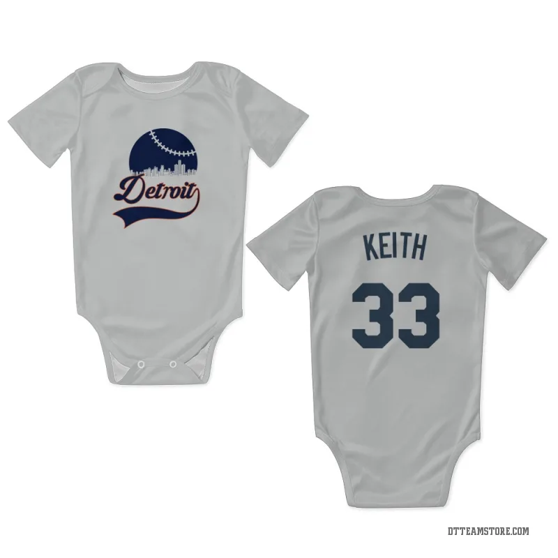 Colt Keith White Detroit Tigers Newborn & Infant Bodysuit