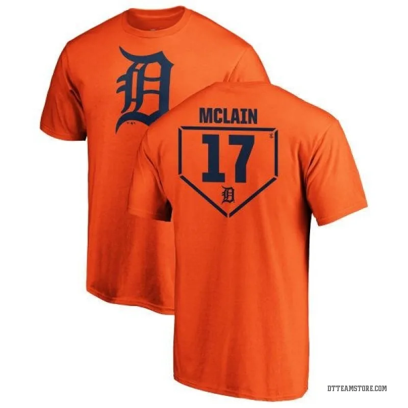 Denny McLain Youth Orange Detroit Tigers RBI T-Shirt -