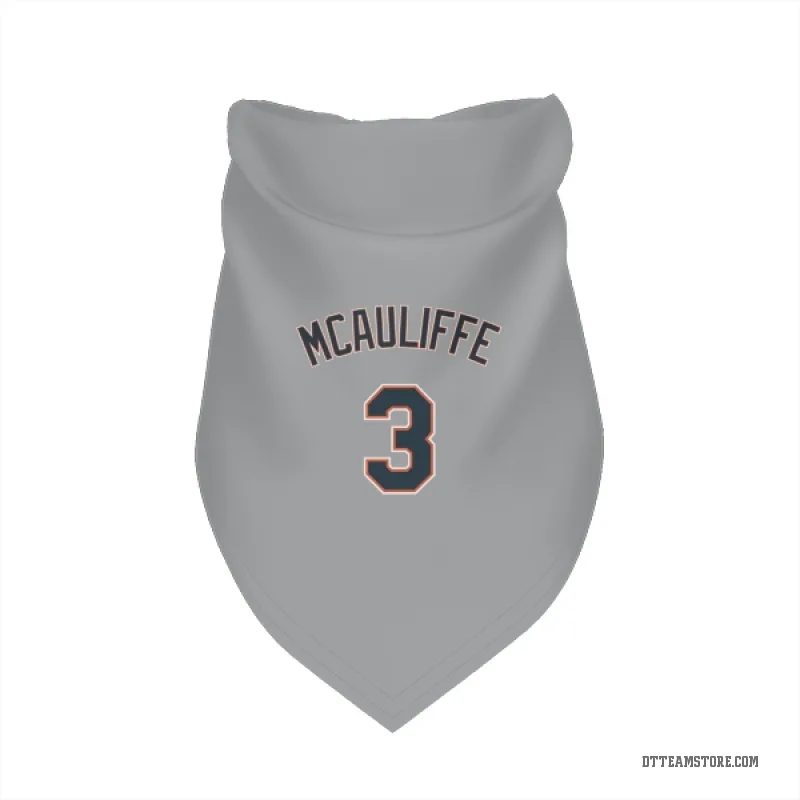 Dick Mcauliffe Gray Detroit Tigers Cat & Dog Pet Bandana