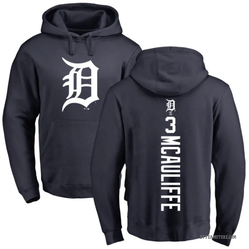 Dick Mcauliffe Detroit Tigers Men's Backer T-Shirt - Ash