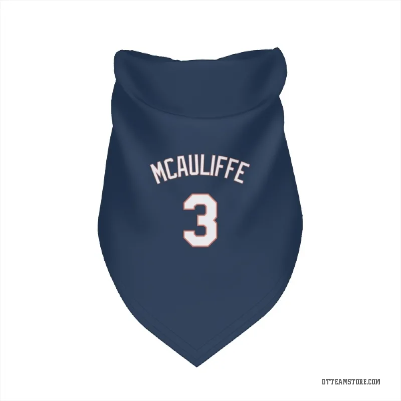 Dick Mcauliffe Navy Detroit Tigers Cat & Dog Pet Bandana