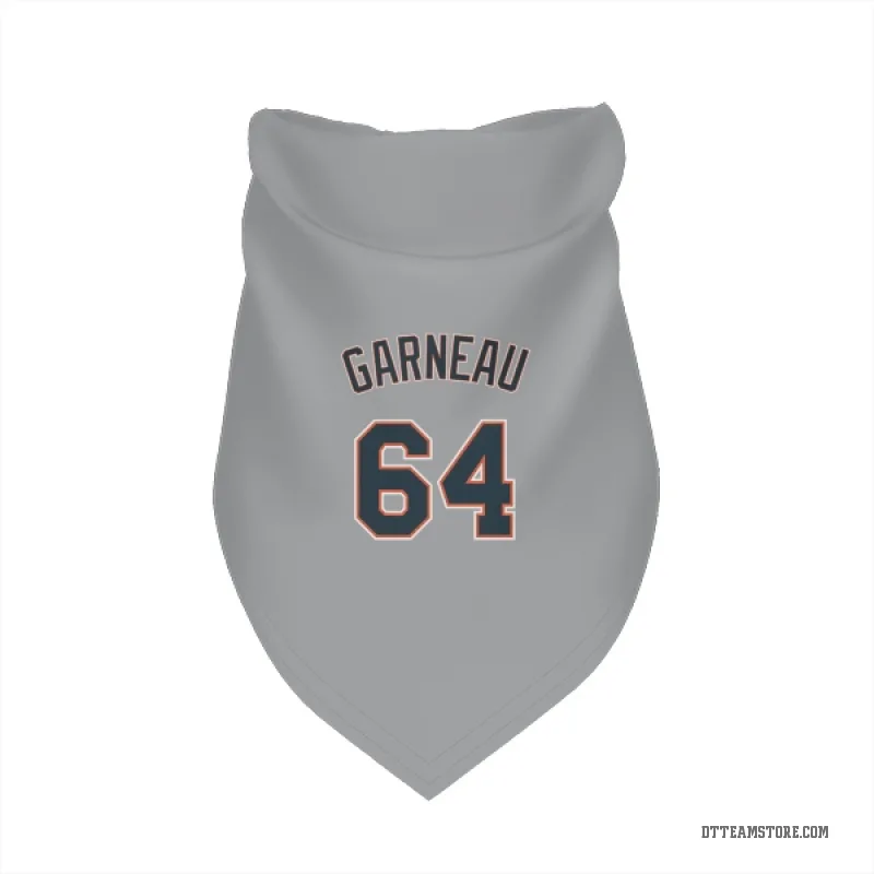 Dustin Garneau Gray Detroit Tigers Cat & Dog Pet Bandana