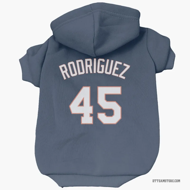 Elvin Rodriguez Navy Detroit Tigers Cat & Dog Pet Hoodie