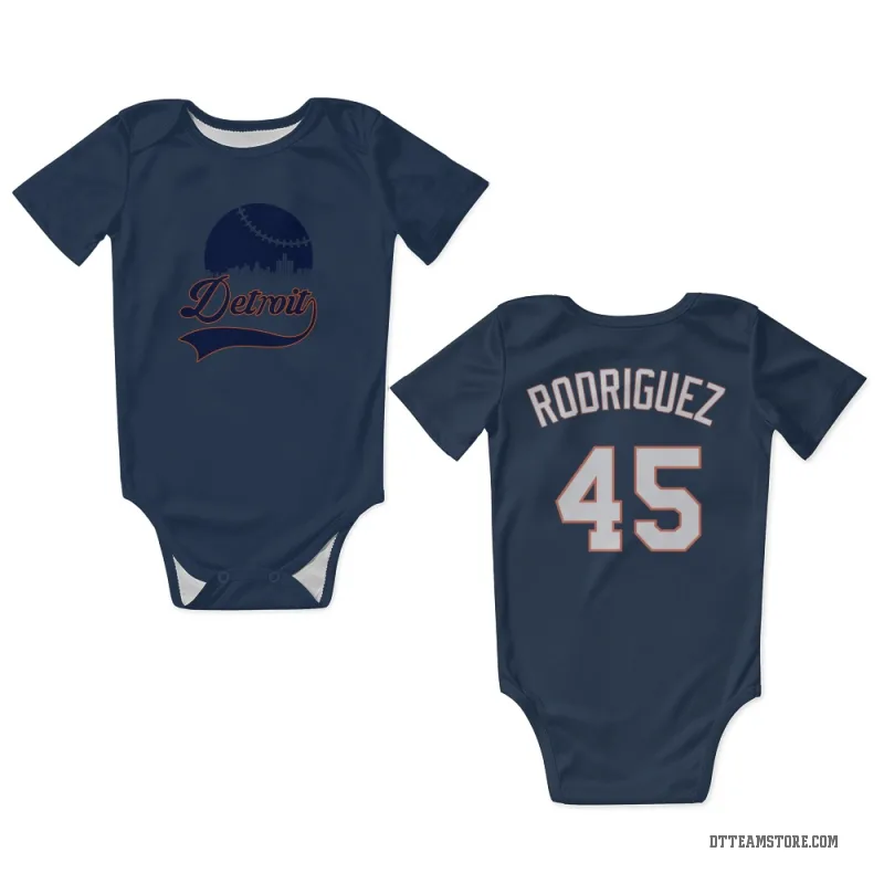 Elvin Rodriguez Navy Detroit Tigers Newborn & Infant Bodysuit