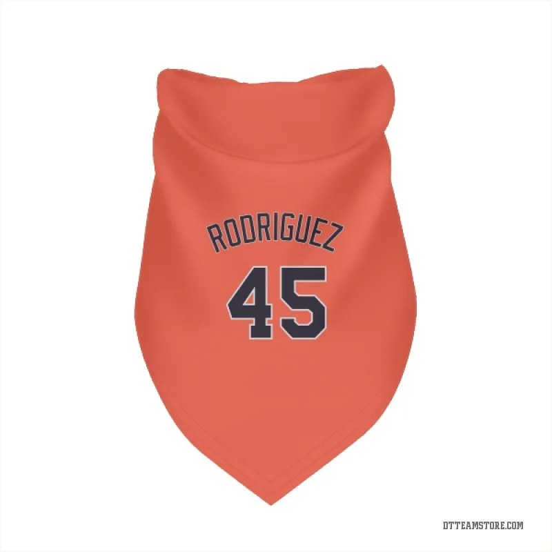 Elvin Rodriguez Orange Detroit Tigers Cat & Dog Pet Bandana