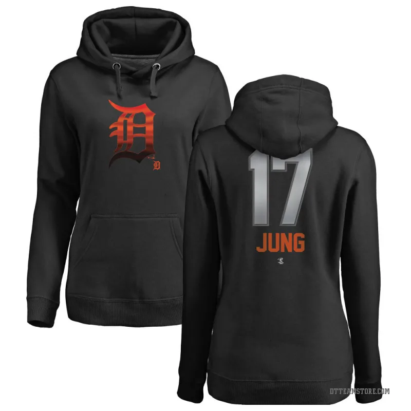 Jace Jung Women's Black Detroit Tigers Branded Midnight Mascot Pullover Hoodie -