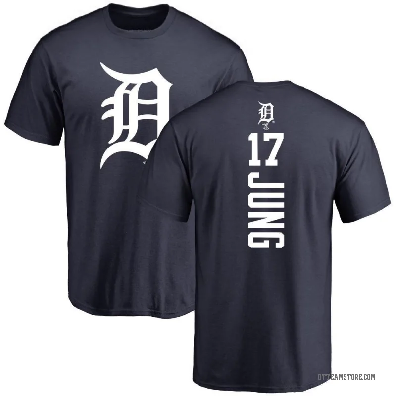 Jace Jung Youth Navy Detroit Tigers Backer T-Shirt -