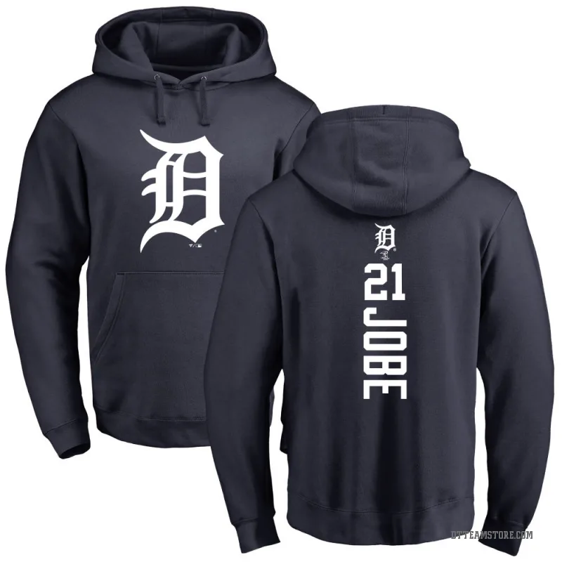 Jackson Jobe Men's Navy Detroit Tigers Backer Pullover Hoodie