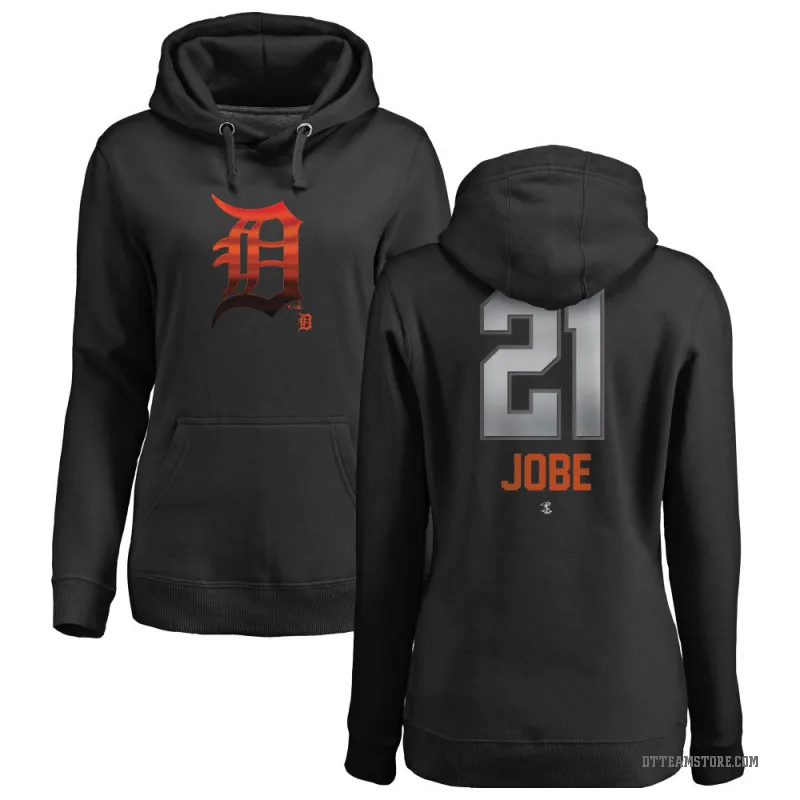 Jackson Jobe Women's Black Detroit Tigers Branded Midnight Mascot Pullover Hoodie -