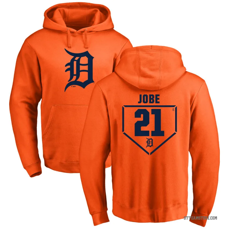 Jackson Jobe Youth Orange Detroit Tigers Branded RBI Pullover Hoodie -