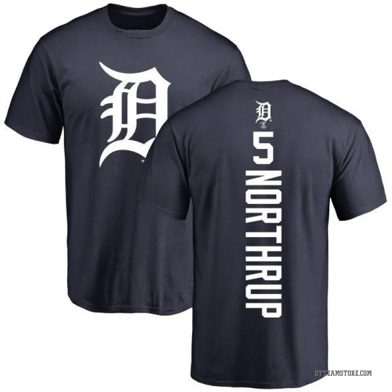 Jim Northrup Men's Navy Detroit Tigers Backer T-Shirt -